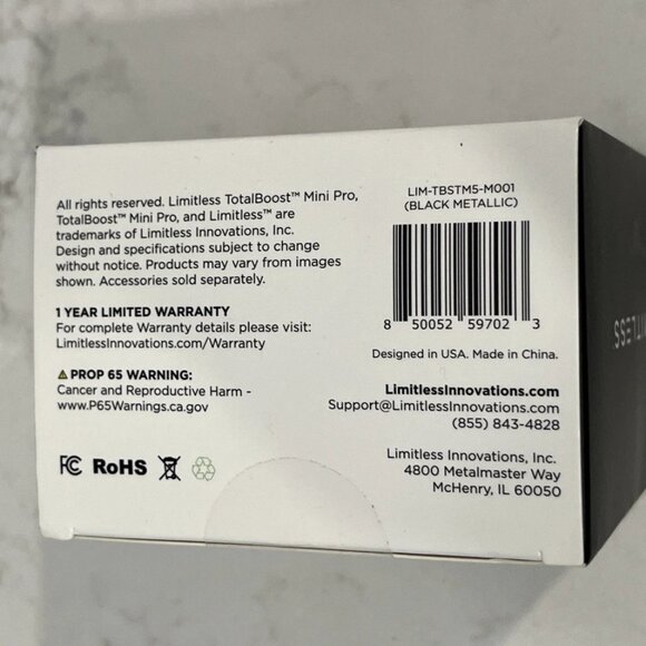 Limitless TotalBoost Mini Pro 5,000mAh Universal Power Bank - Picture 2 of 3